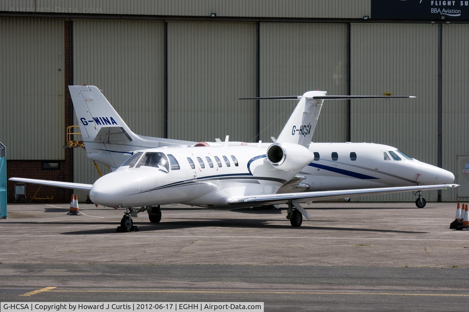 G-HCSA, 2006 Cessna 525A CitationJet CJ2+ C/N 525A-0334, Operated by Bookajet Aircraft management.