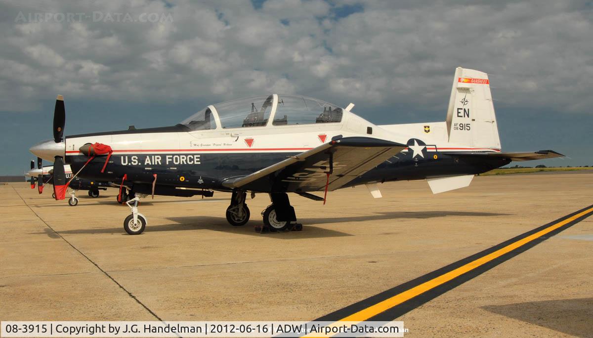 08-3915, 2008 Raytheon T-6A Texan II C/N PT-474, at NAF Washington