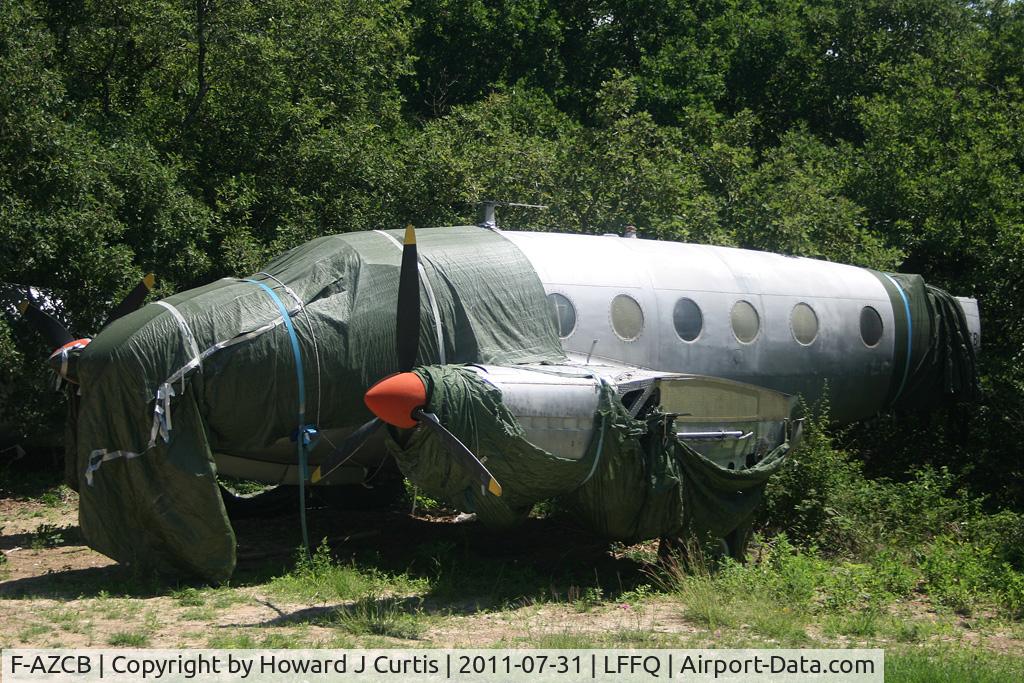 F-AZCB, Dassault MD-311 Flamant C/N 291, Stored in the undergrowth here.