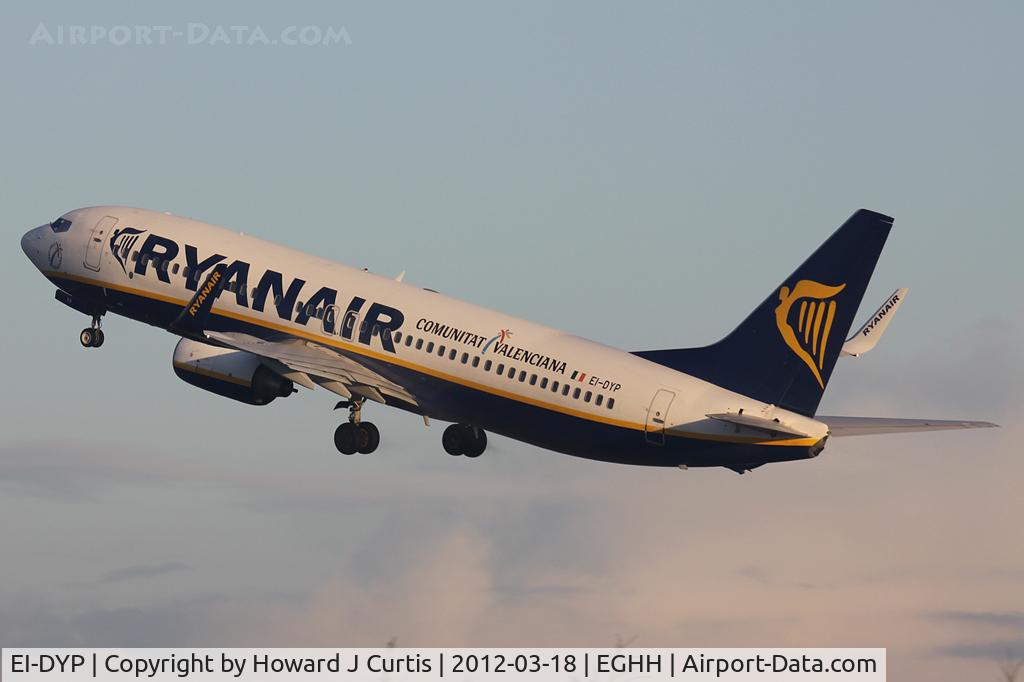 EI-DYP, 2008 Boeing 737-8AS C/N 37515, Operated by Ryanair.