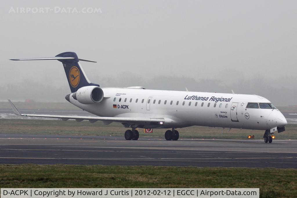 D-ACPK, 2002 Canadair CRJ-701ER (CL-600-2C10) Regional Jet C/N 10063, Lufthansa Regional.