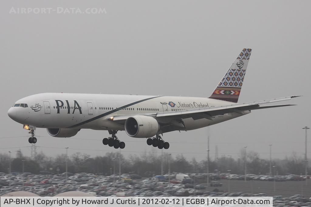 AP-BHX, 2007 Boeing 777-240/ER C/N 35296, Pakistan International Airlines.