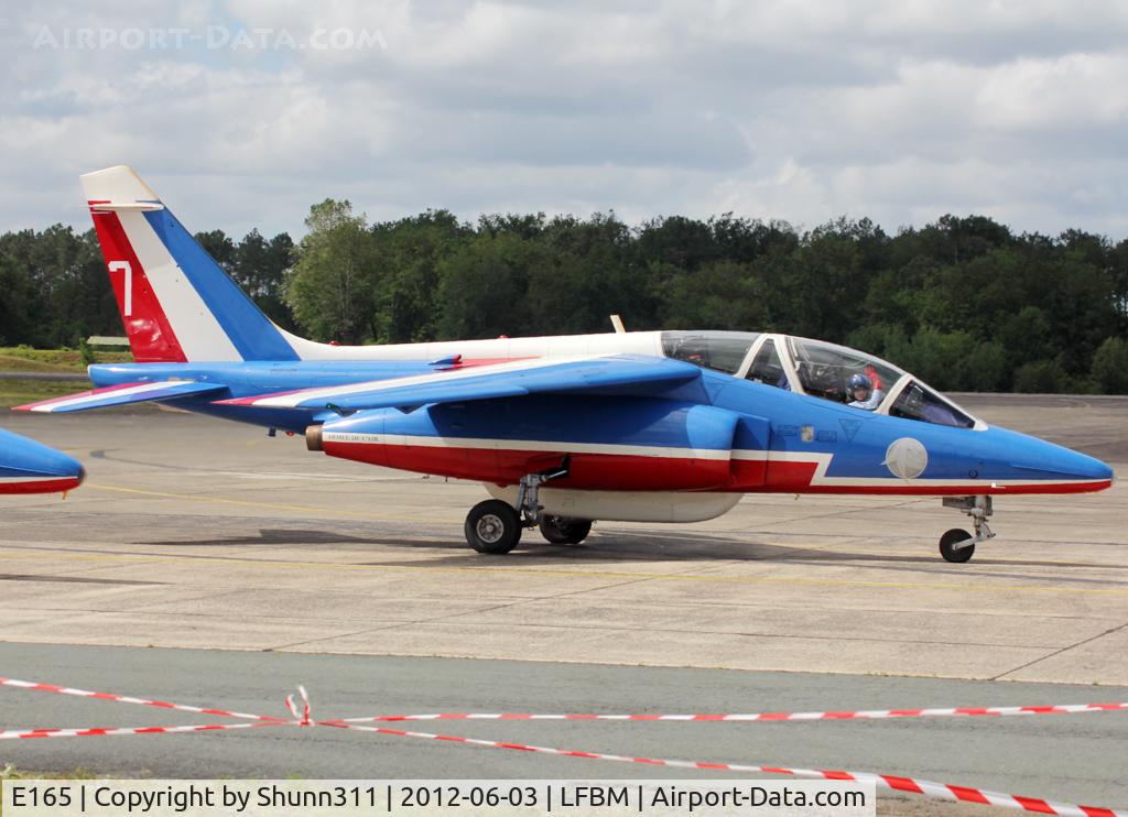 E165, Dassault-Dornier Alpha Jet E C/N E165, Demo flight during LFBM Open Day 2012