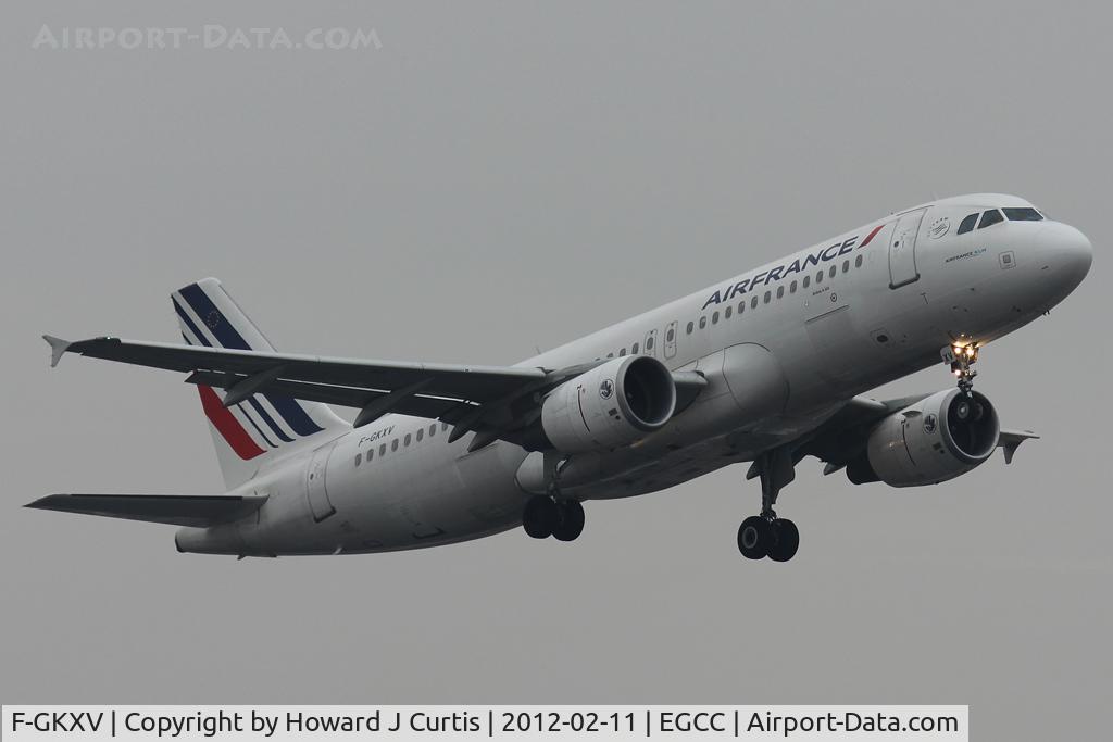 F-GKXV, 2009 Airbus A320-214 C/N 4084, Operated by Air France.
