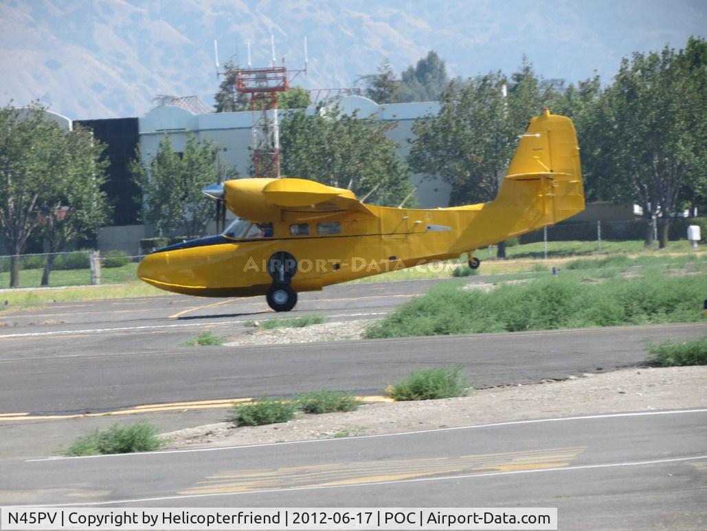 N45PV, 1944 Grumman G-44 Widgeon C/N 1380, Kept the tail up until reaching taxiway Echo