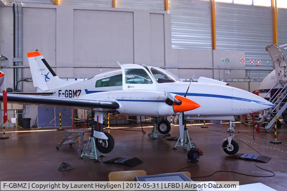 F-GBMZ, Cessna 310R C/N 310R1592, Used as instructional airframe at the 