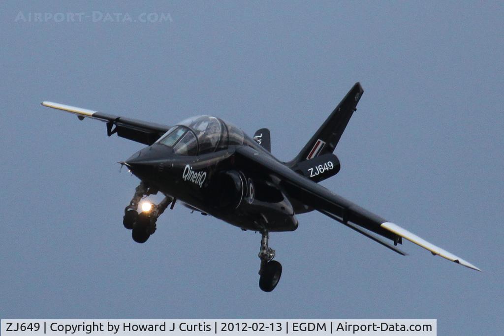 ZJ649, Dassault-Dornier Alpha Jet A C/N 0173, Operated by QinetiQ.
