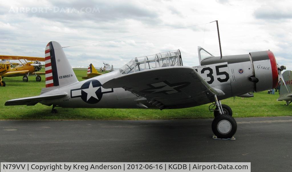 N79VV, 1942 Consolidated Vultee BT-13A C/N 11756, 2012 Ray Fagen Memorial Airshow