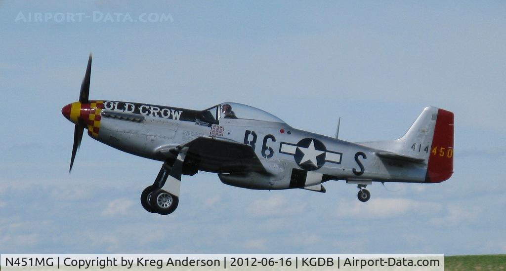 N451MG, 1944 North American P-51D Mustang C/N 44-74774, 2012 Ray Fagen Memorial Airshow