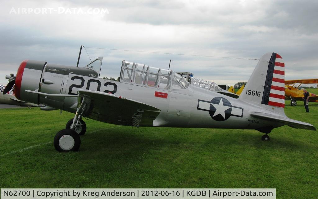 N62700, 1941 Convair BT-13A Valiant C/N 1850, 2012 Ray Fagen Memorial Airshow