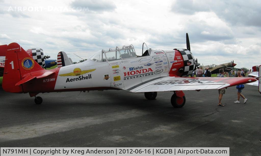 N791MH, 1951 North American T-6G Texan C/N 182-478, 2012 Ray Fagen Memorial Airshow