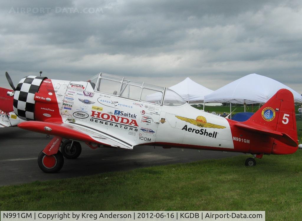 N991GM, 1941 North American AT-6C Texan C/N 88-17575, 2012 Ray Fagen Memorial Airshow