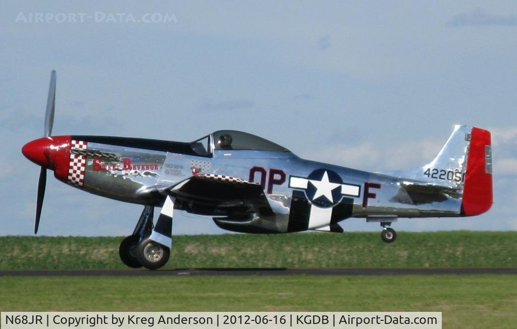 N68JR, 1944 North American P-51D Mustang C/N 44-72051, 2012 Ray Fagen Memorial Airshow