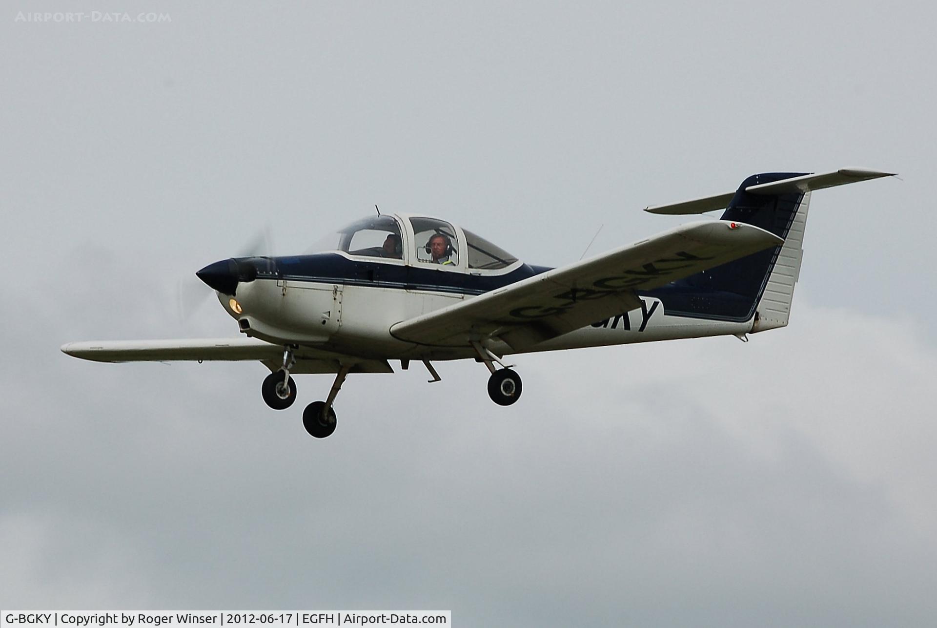 G-BGKY, 1978 Piper PA-38-112 Tomahawk Tomahawk C/N 38-78A0737, Resident Tomahawk operated by Cambrian Flying Club.