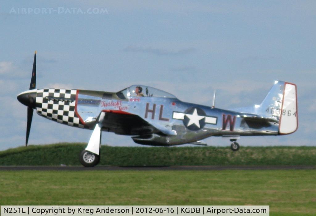 N251L, 1960 North American P-51D Mustang C/N 122-31590 (44-63864), 2012 Ray Fagen Memorial Airshow
