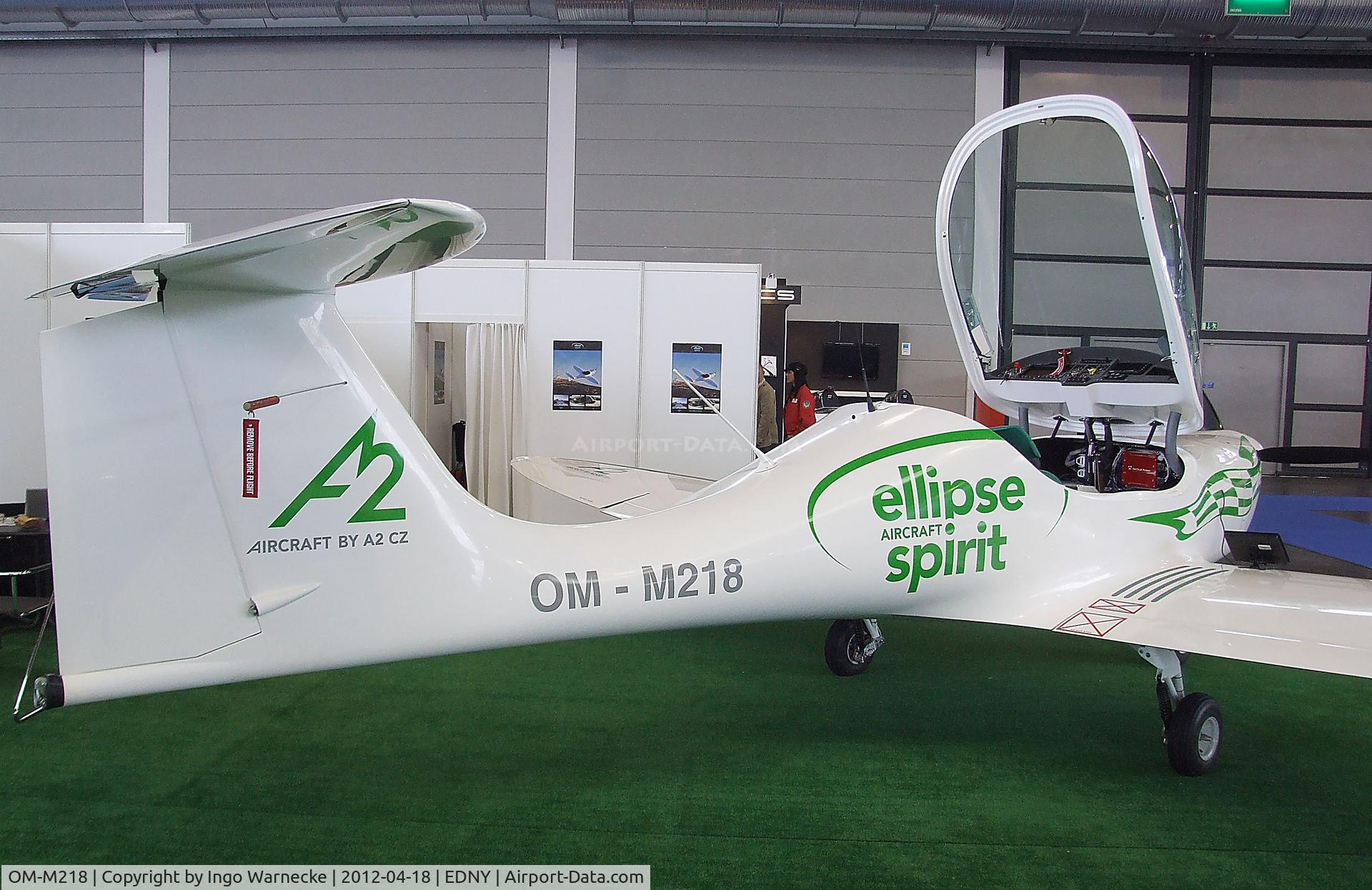 OM-M218, Ellipse Spirit C/N 002, Ellipse Spirit at the AERO 2012, Friedrichshafen