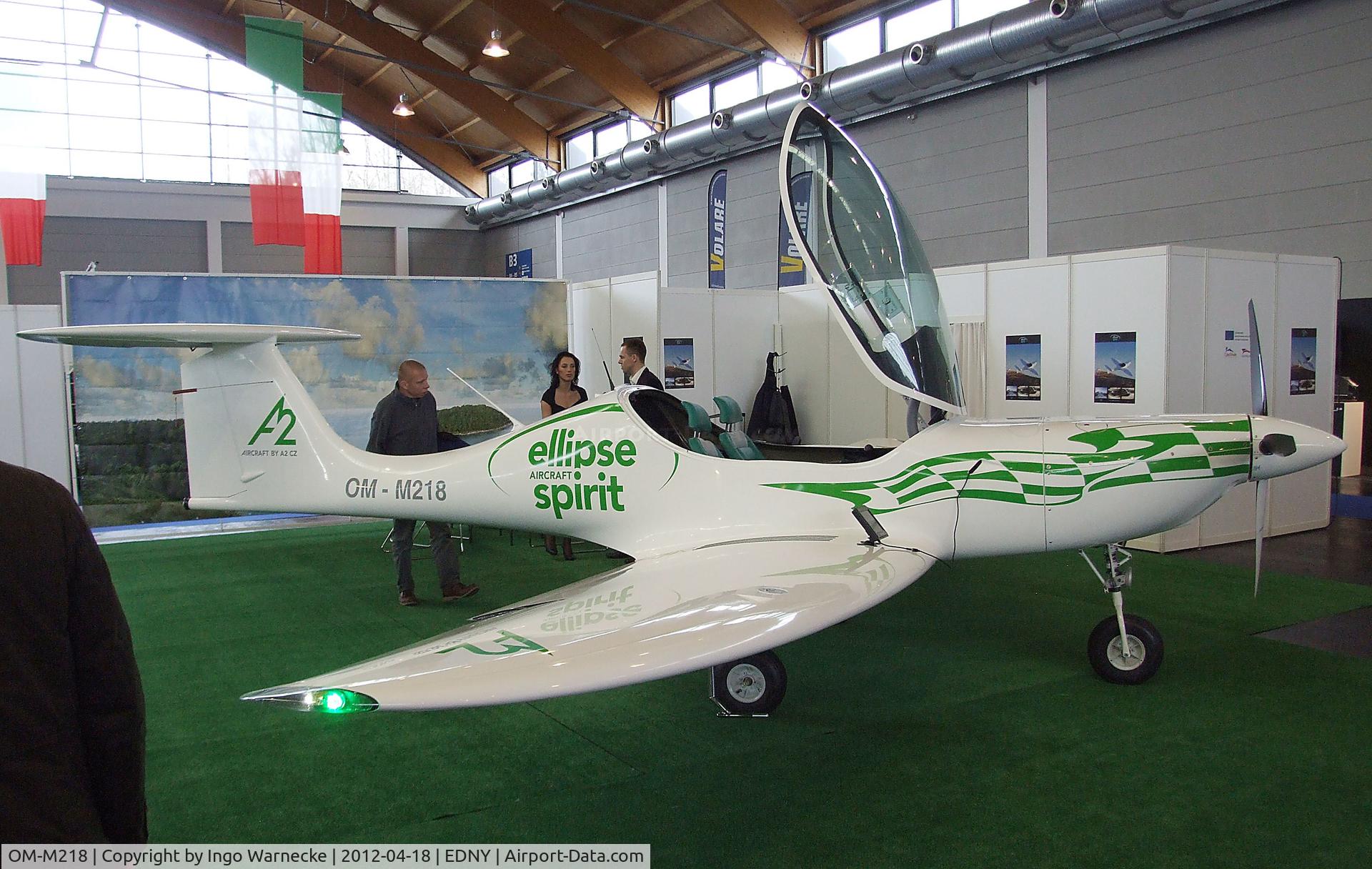 OM-M218, Ellipse Spirit C/N 002, Ellipse Spirit at the AERO 2012, Friedrichshafen
