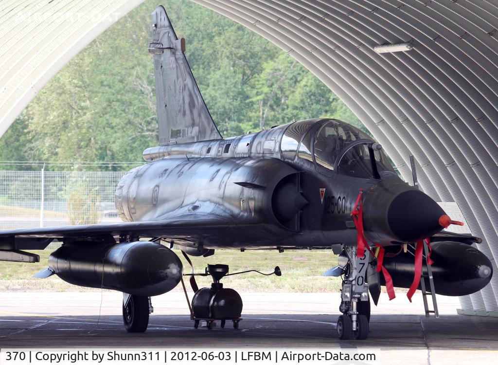 370, Dassault Mirage 2000N C/N 374, Used as spare during LFBM Open Day 2012