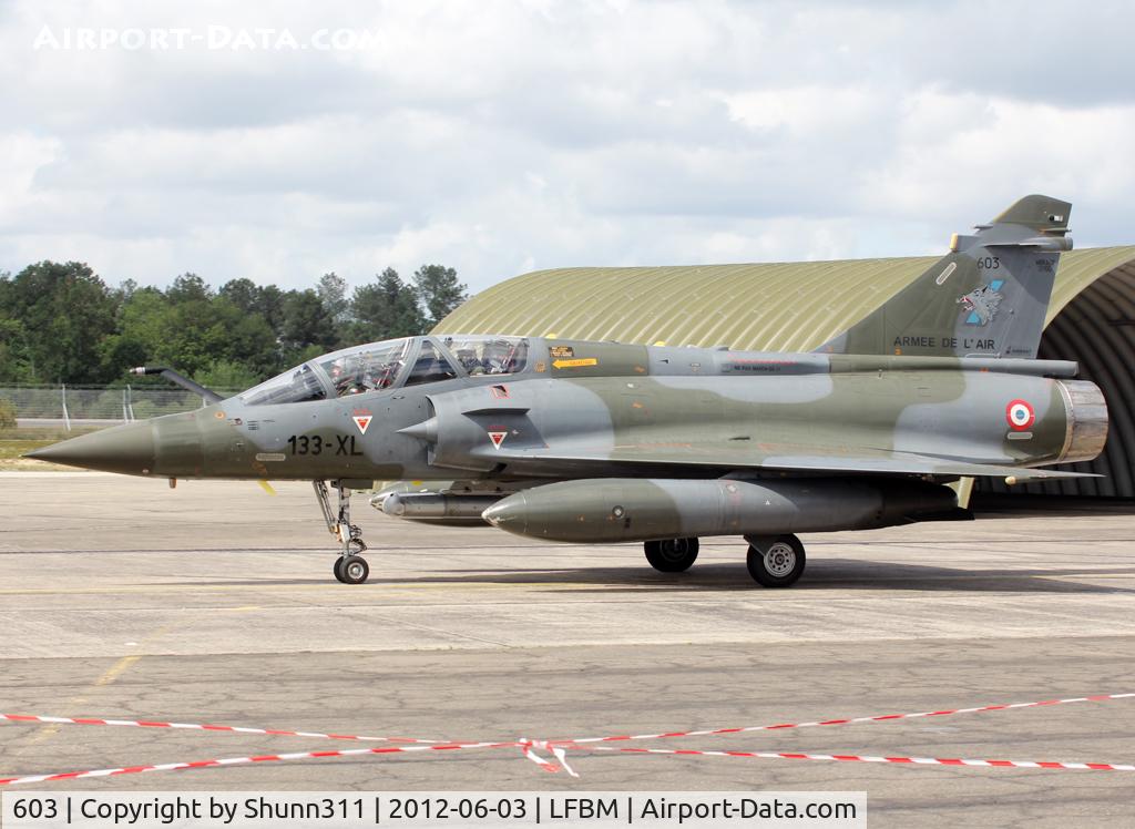 603, Dassault Mirage 2000D C/N 394, Demo aircraft during LFBM Open Day 2012