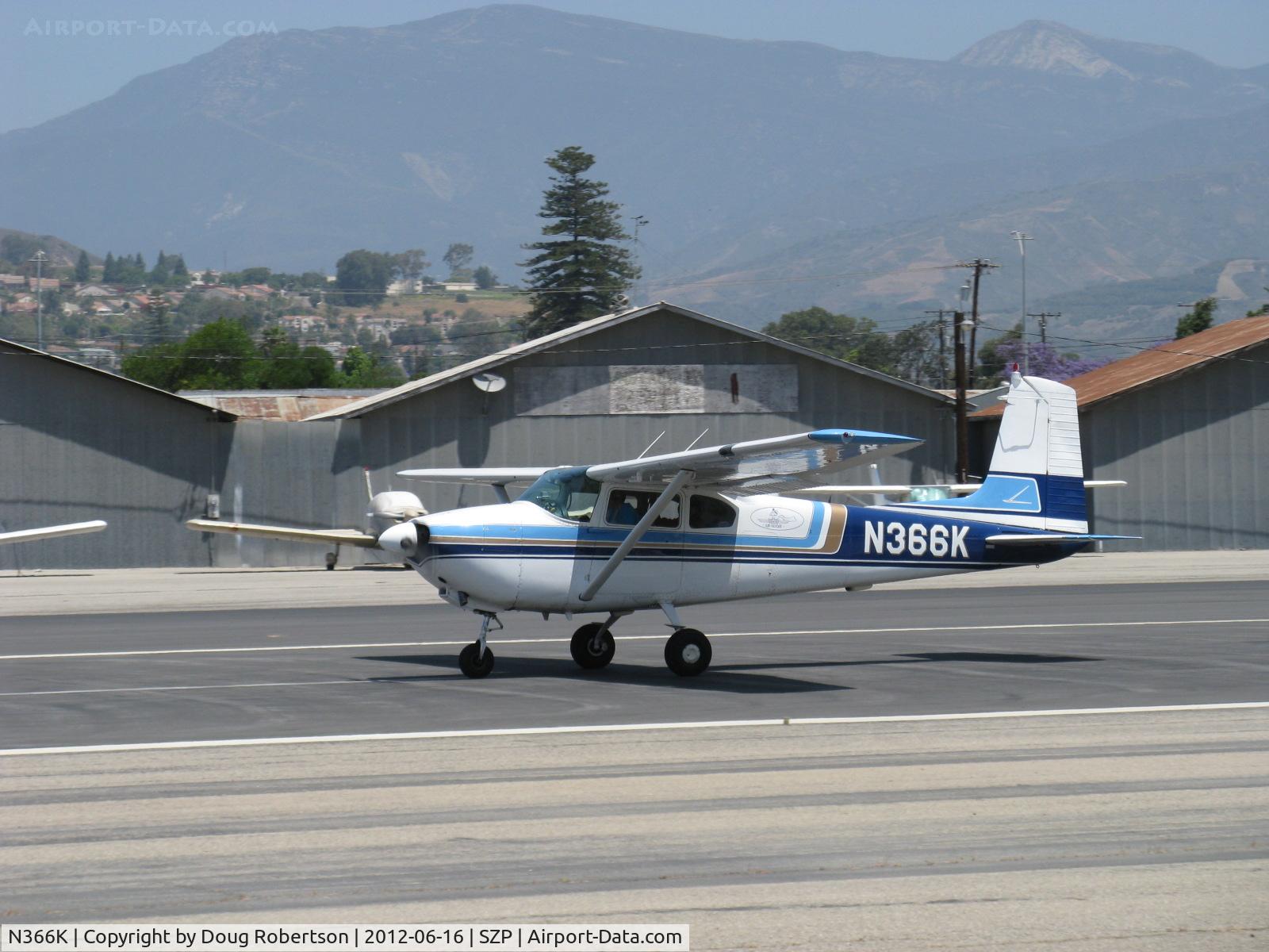 N366K, 1957 Cessna 182A Skylane C/N 34529, 1957 Cessna 182A SKYLANE, Continental O-470-S 230 Hp, takeoff roll Rwy 22