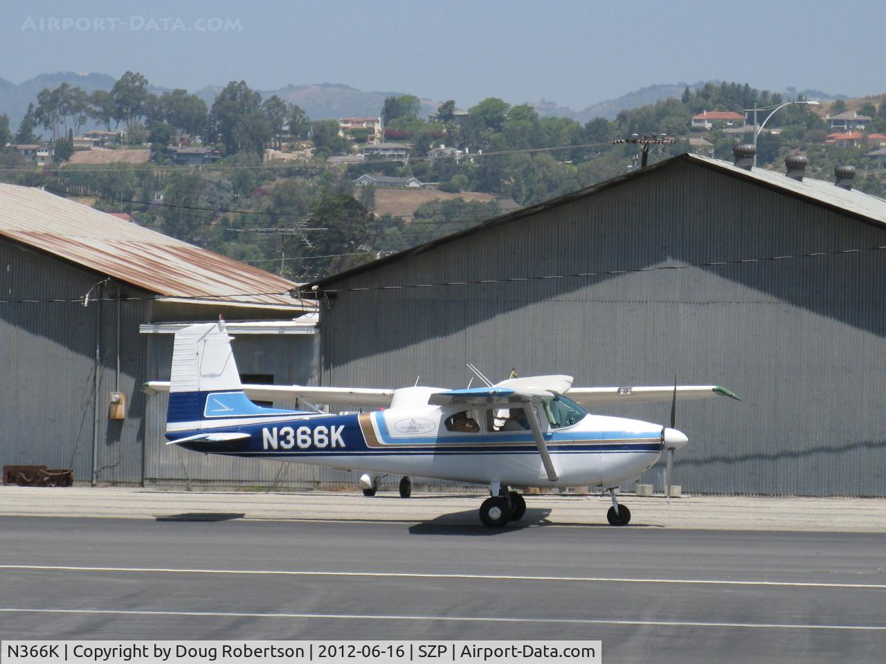 N366K, 1957 Cessna 182A Skylane C/N 34529, 1957 Cessna 182A SKYLANE, Continental O-470-S 230 Hp, taxi to 22