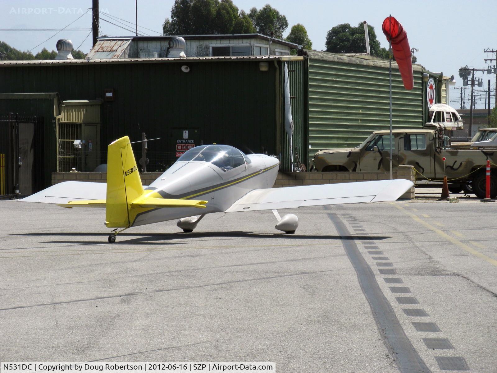 N531DC, 2007 Vans RV-7 C/N 72814, 2007 Simmons VAN's RV-7, Mattituck (Lycoming) TMX-360 180 Hp, taxi to 22