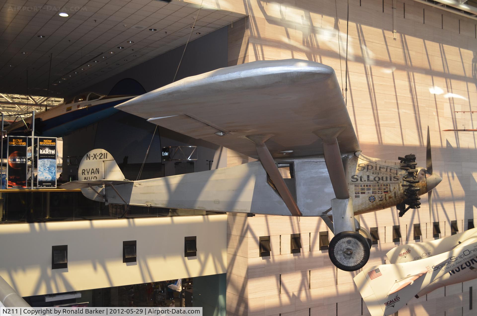 N211, 1927 Ryan NYP C/N 1, Air and Space Museum
