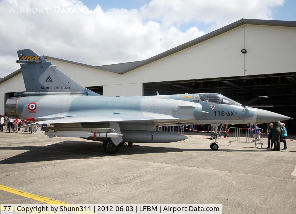 77, Dassault Mirage 2000-5F C/N 317, Displayed during LFBM Open Day 2012...