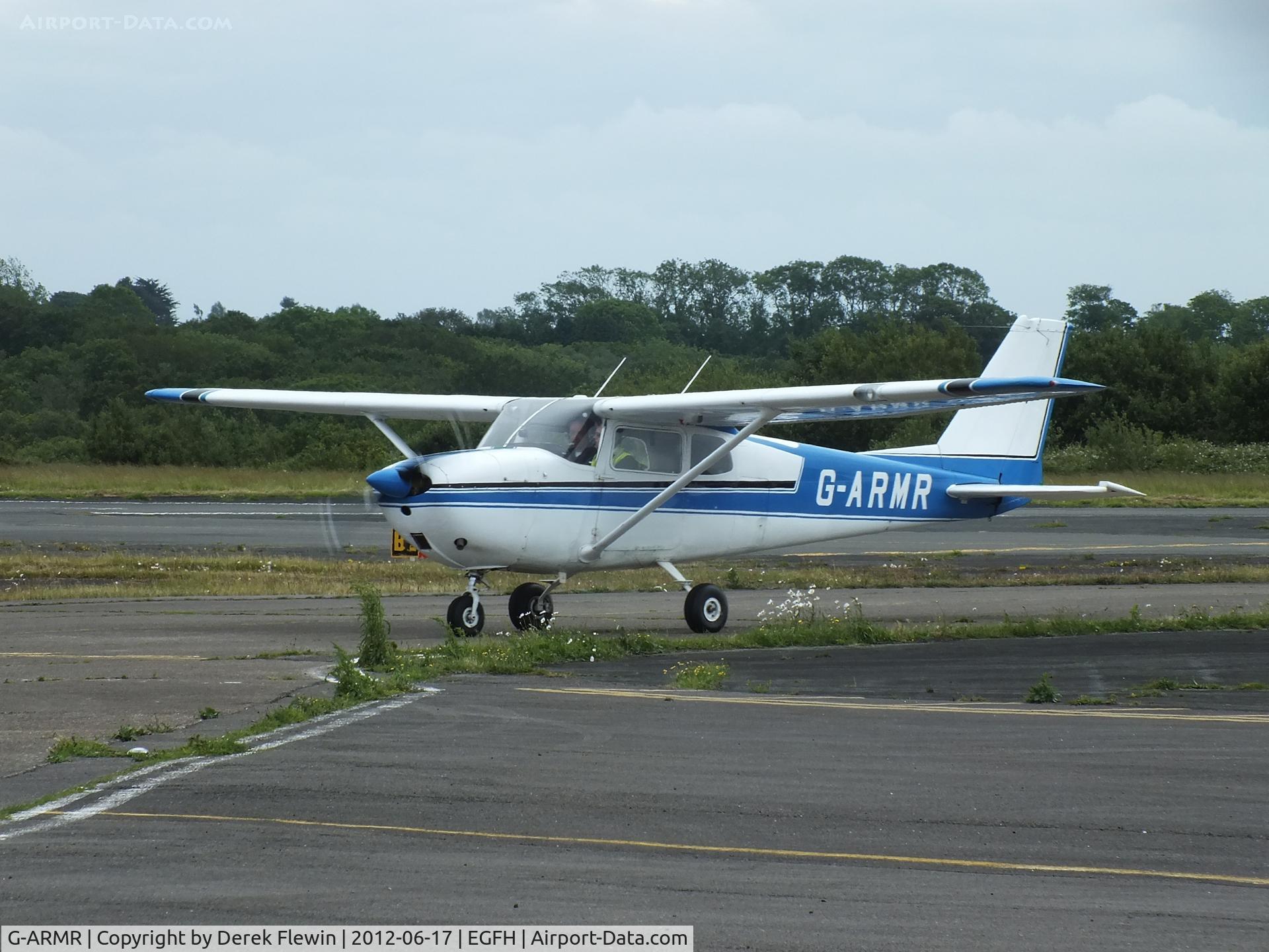 G-ARMR, 1961 Cessna 172B C/N 17248566, Returning from a local flight.