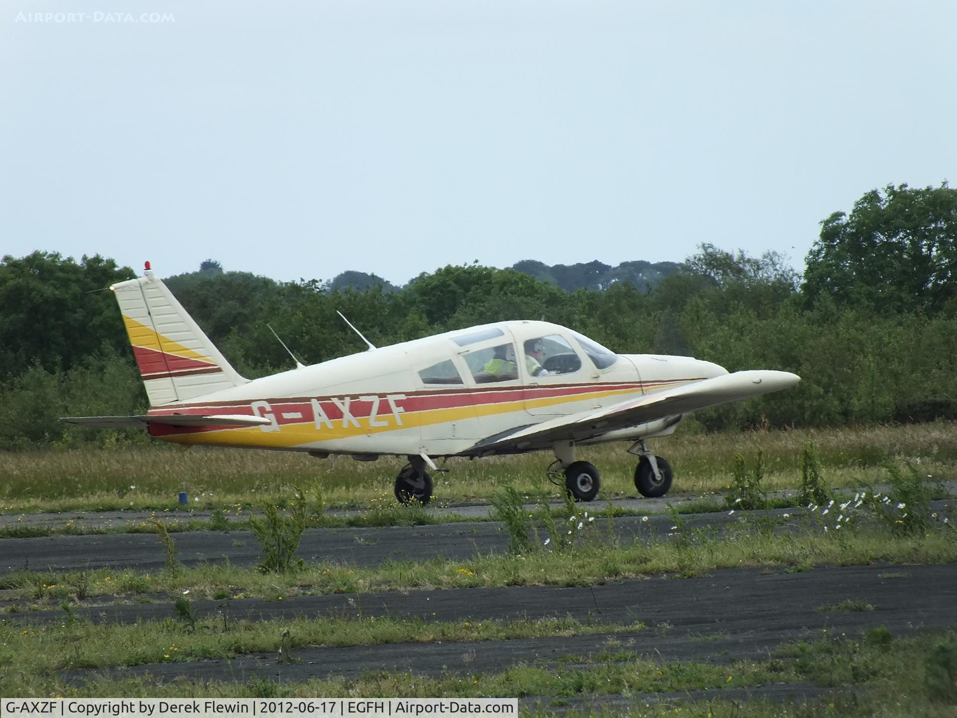 G-AXZF, 1970 Piper PA-28-180 Cherokee E C/N 28-5688, Cambrian Flying Clubs Cherokee, ready to roll.