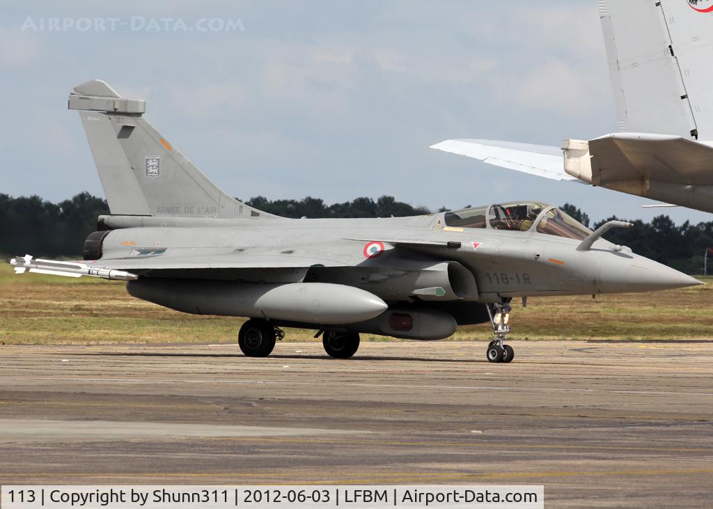 113, Dassault Rafale C C/N 113, Demo aircraft during LFBM Open Day 2012