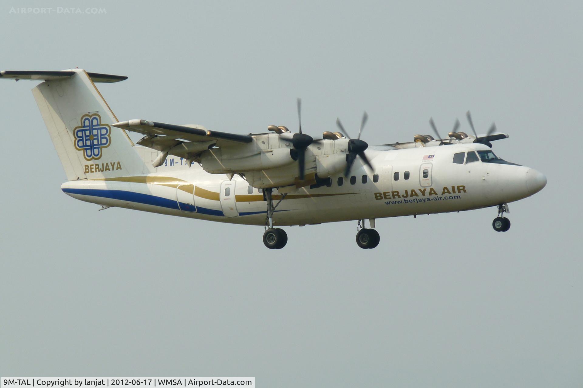 9M-TAL, 1988 De Havilland Canada DHC-7-110 Dash 7 C/N 112, Evening Arrival
