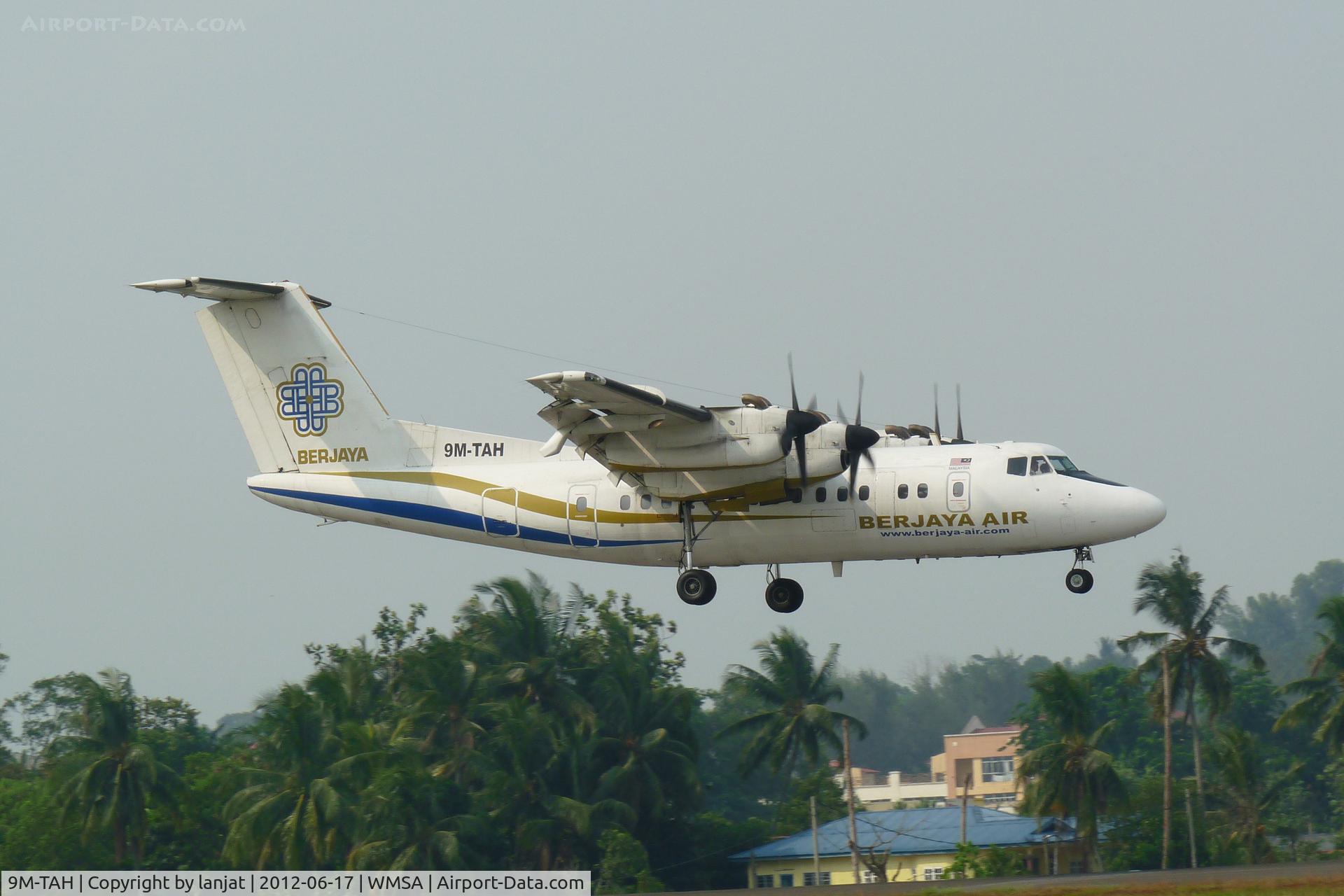 9M-TAH, 1987 De Havilland Canada DHC-7-110 Dash 7 C/N 109, 2nd Dash 7 Spotted Back to back