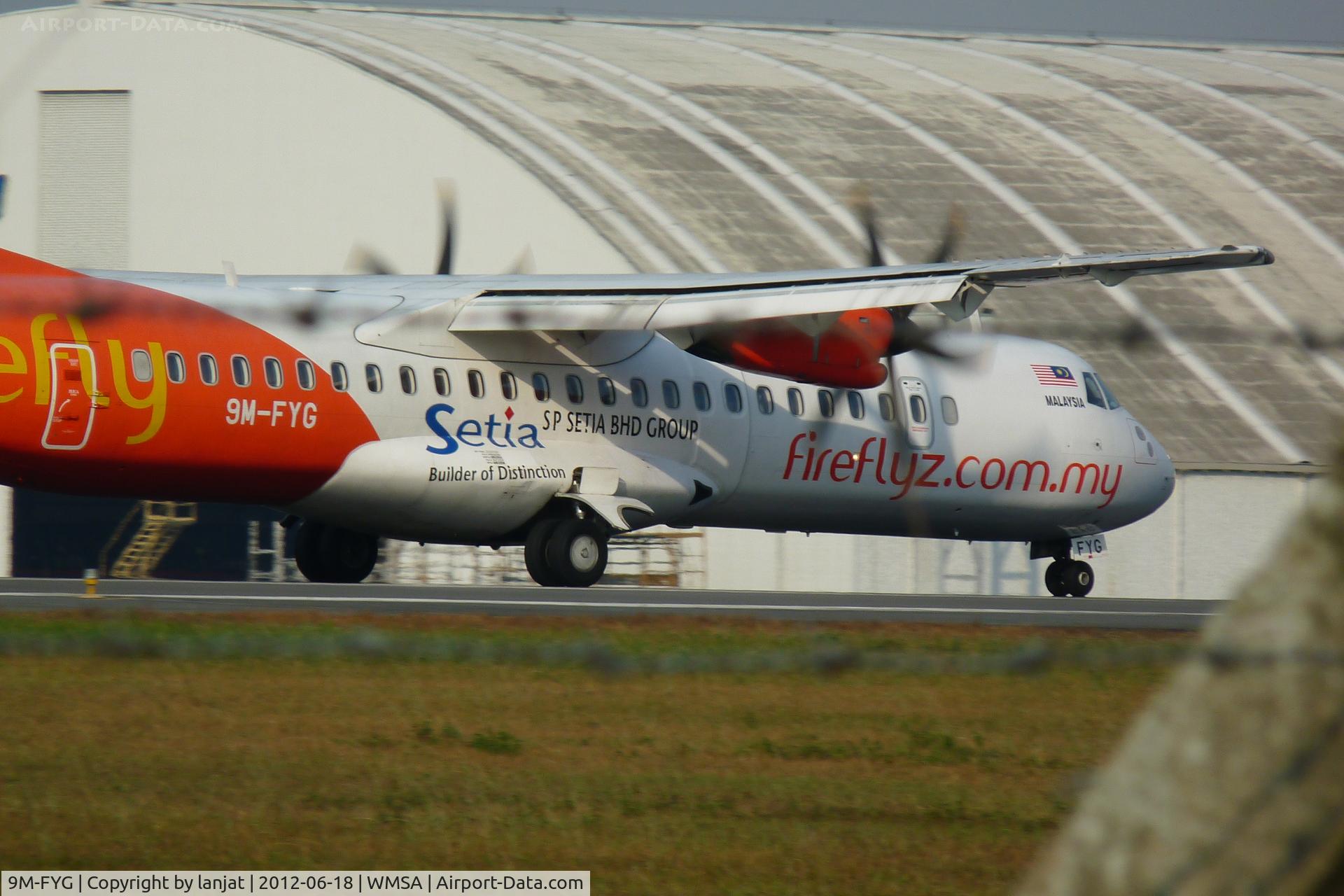 9M-FYG, 2009 ATR 72-212A C/N 868, Touch down