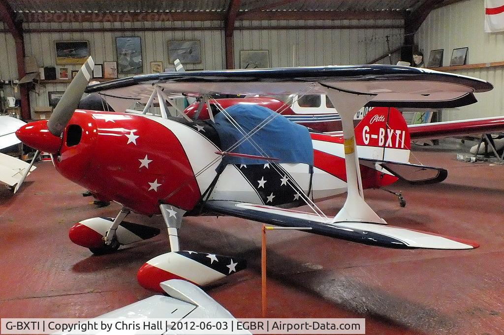 G-BXTI, 1971 Pitts S-1S Special C/N NP1, at Breighton Aerodrome, North Yorkshire