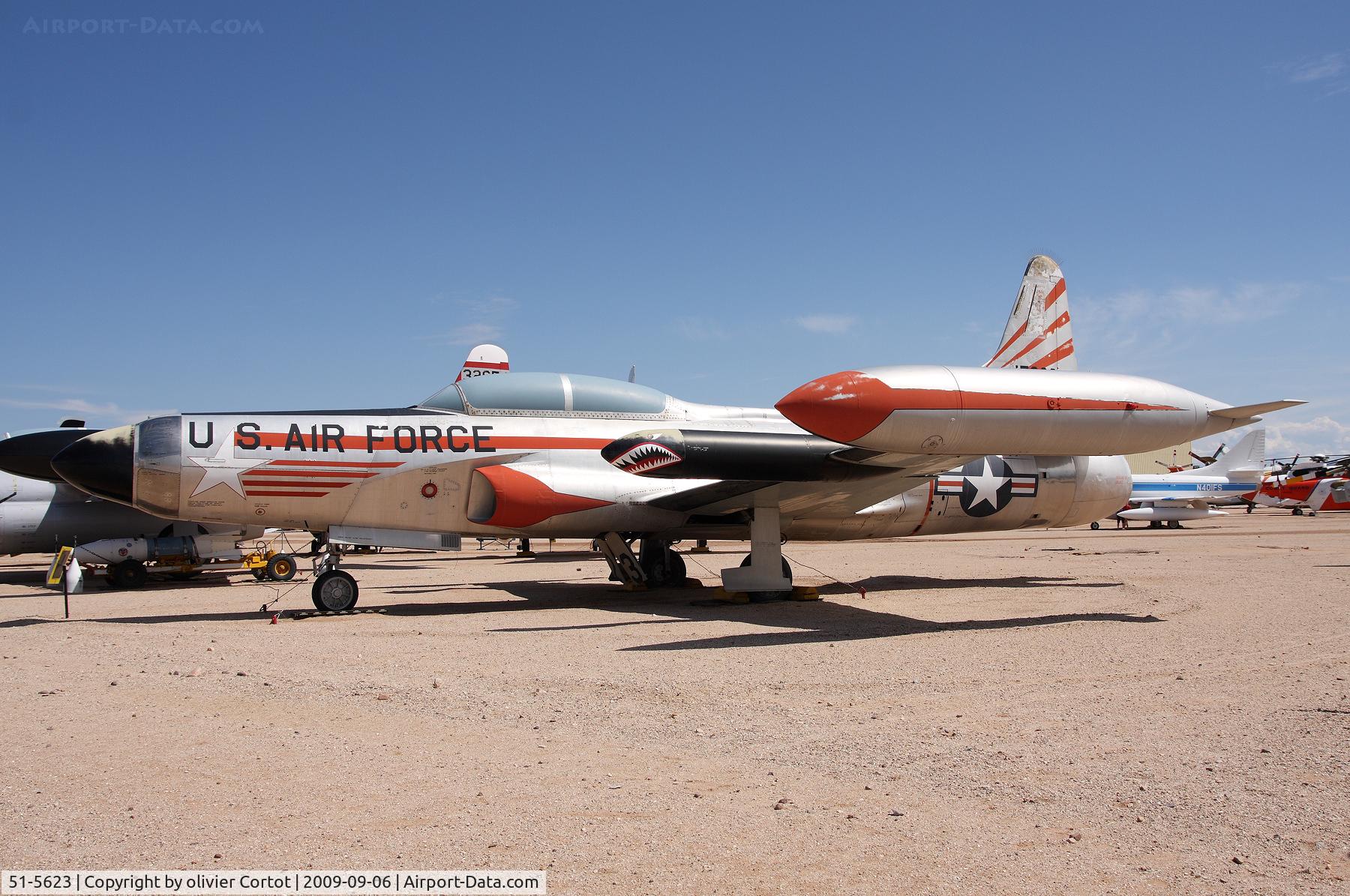 51-5623, 1951 Lockheed F-94C Starfire C/N 880-8219, rare and nice F-94, Pima museum