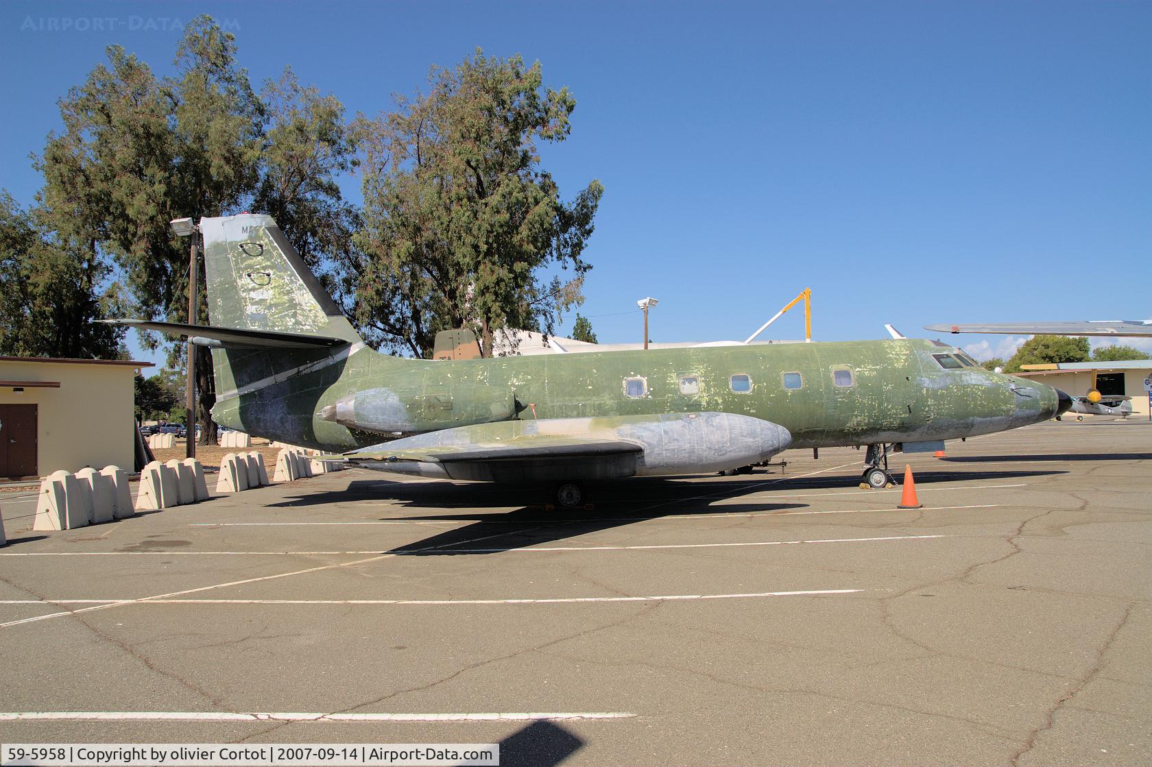 59-5958, 1961 Lockheed C-140A Jetstar C/N 1329-5010, Travis AFB museum