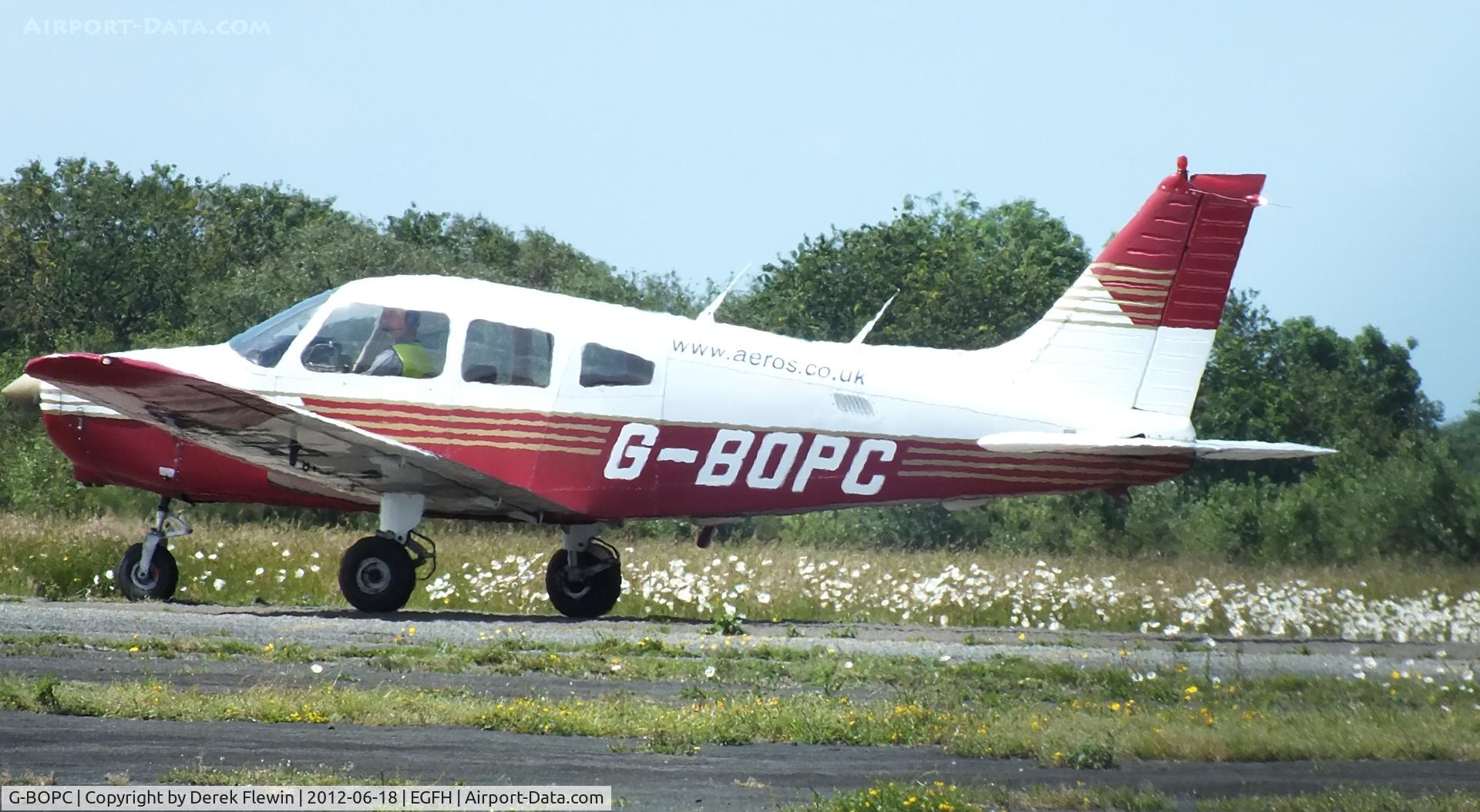 G-BOPC, 1982 Piper PA-28-161 Cherokee Warrior II C/N 28-8216006, Visiting Aircraft.