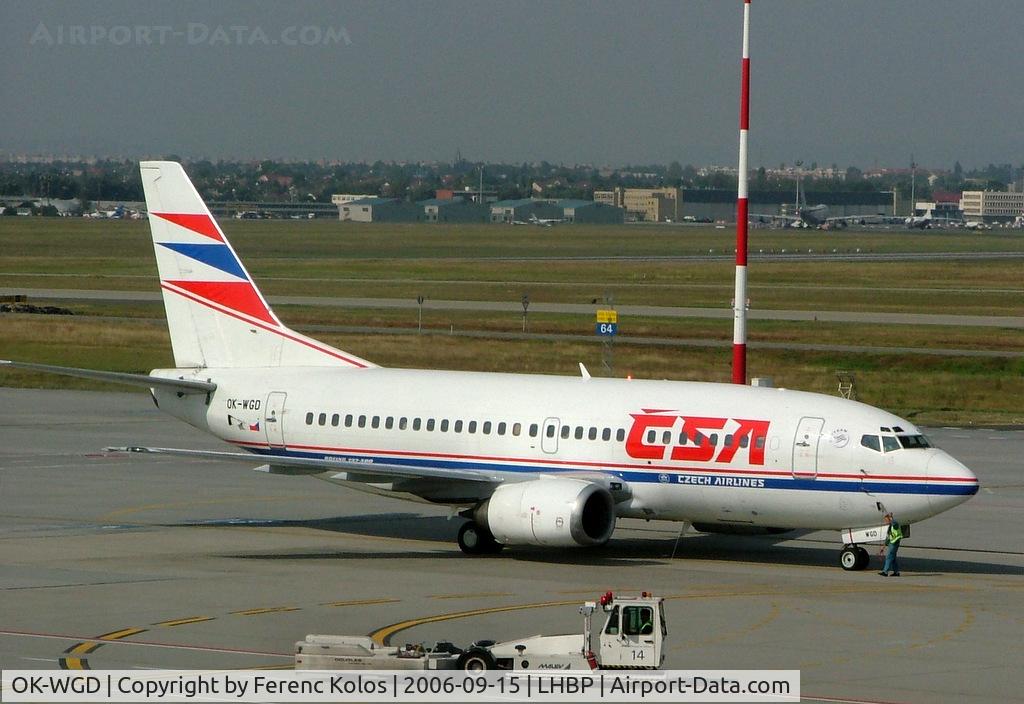 OK-WGD, 1991 Boeing 737-59D C/N 25065, Ferihegy
