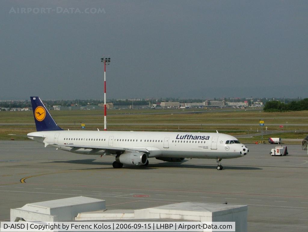 D-AISD, 2000 Airbus A321-231 C/N 1188, Ferihegy
