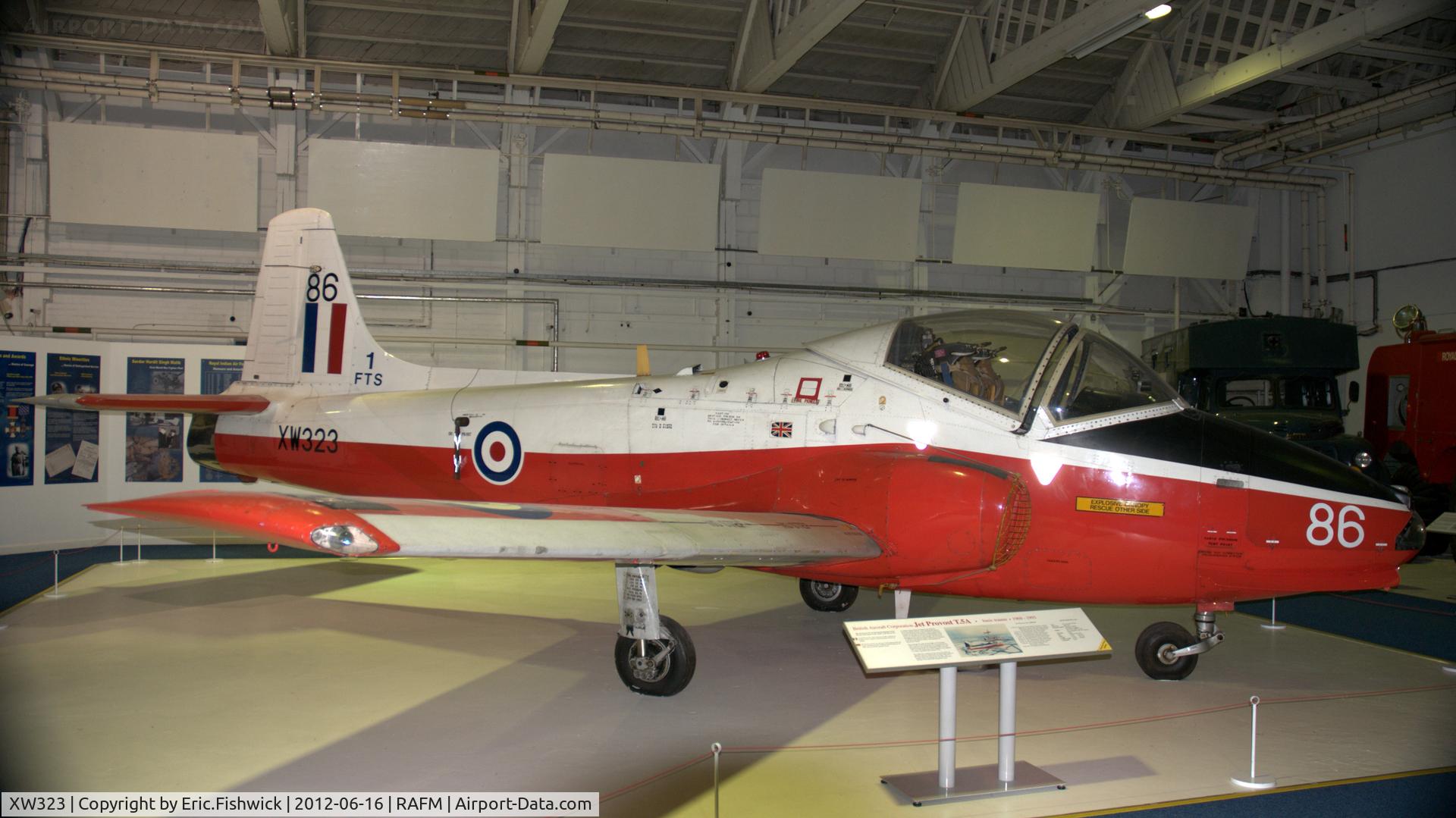 XW323, 1970 BAC 84 Jet Provost T.5A C/N EEP/JP/987, 3. XW323 at RAF Museum, Hendon.