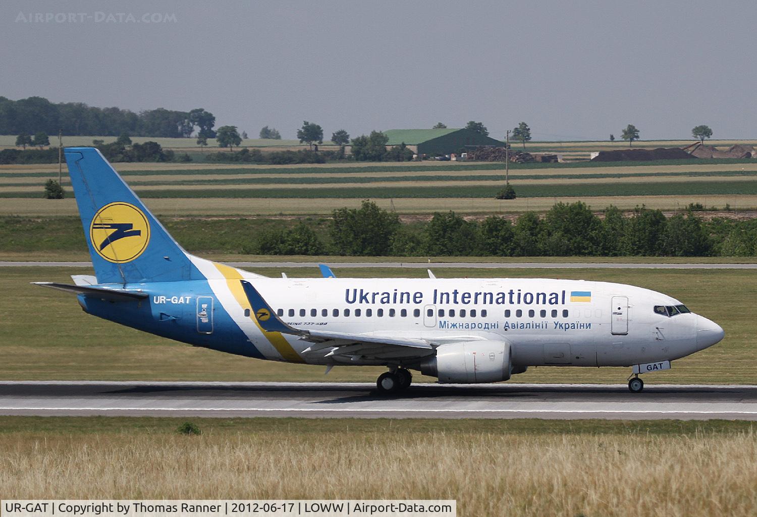 UR-GAT, 1993 Boeing 737-528 C/N 25237, Ukraine International Boeing 737