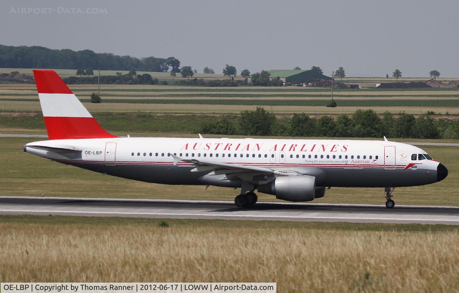 OE-LBP, 1998 Airbus A320-214 C/N 797, Austrian Airlines Airbus A320