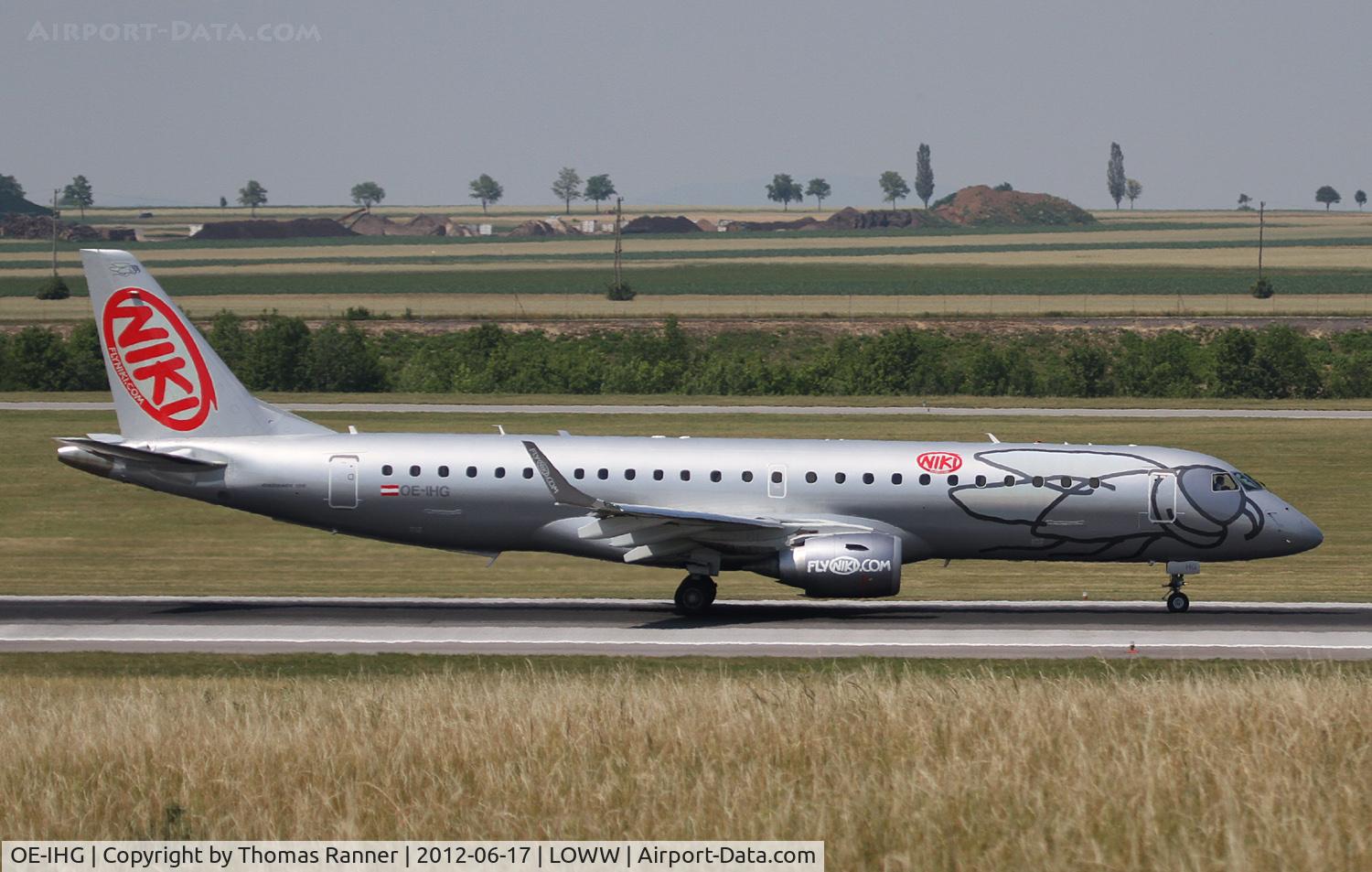 OE-IHG, 2011 Embraer 190LR (ERJ-190-100LR) C/N 19000435, Niki Embraer 190