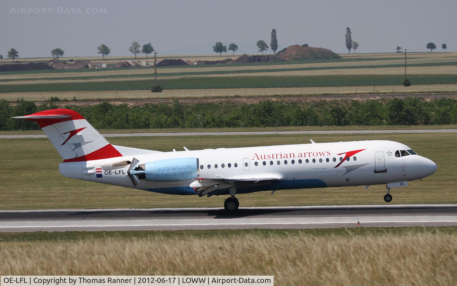 OE-LFL, 1995 Fokker 70 (F-28-0070) C/N 11573, Austrian Arrows Fokker 70