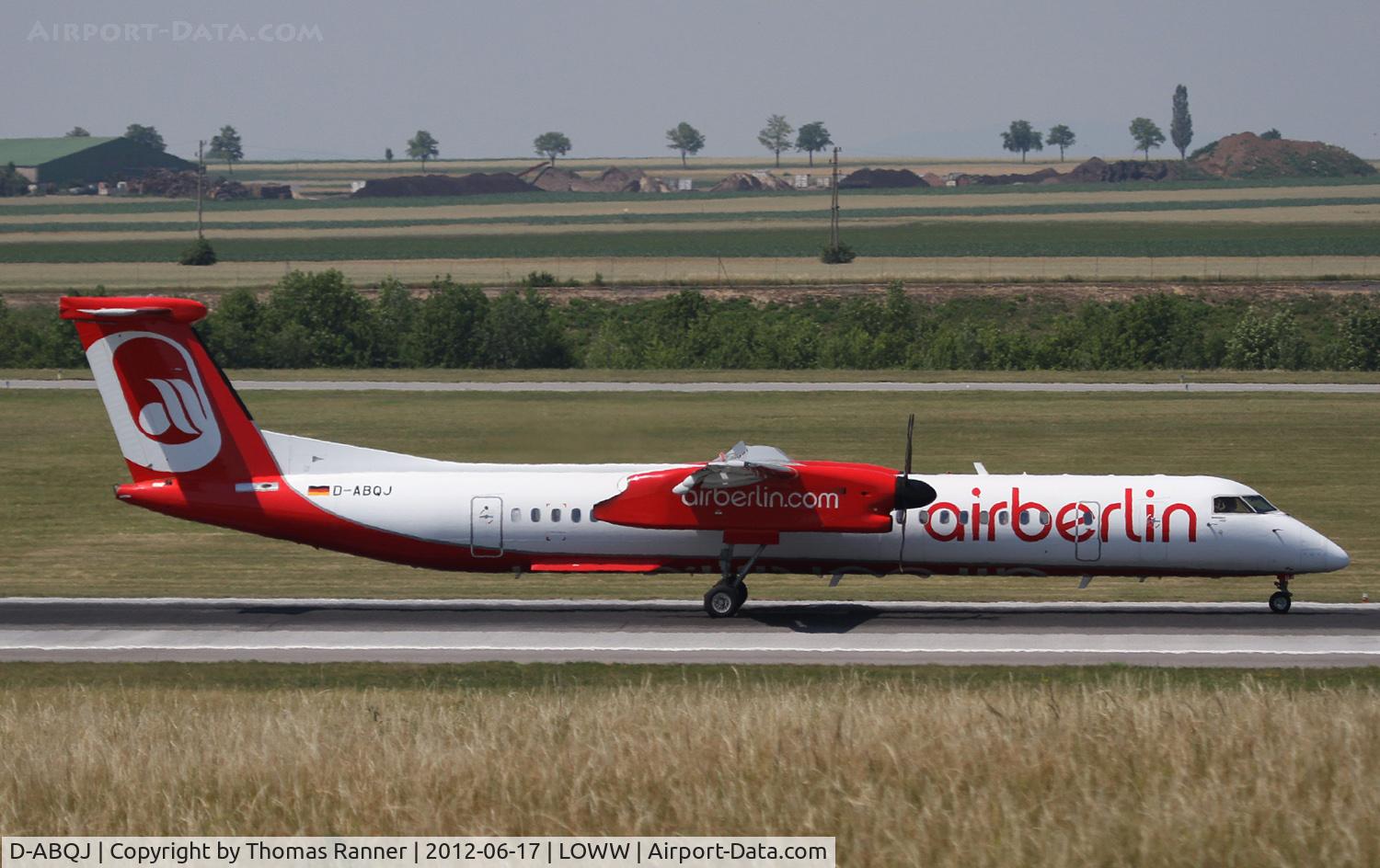 D-ABQJ, 2009 De Havilland Canada DHC-8-402Q Dash 8 C/N 4274, Air Berlin DHC 8