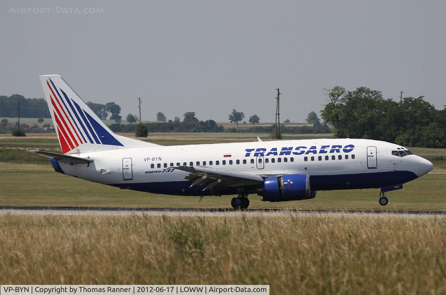 VP-BYN, 1998 Boeing 737-524 C/N 28924, Transaero Boeing 737