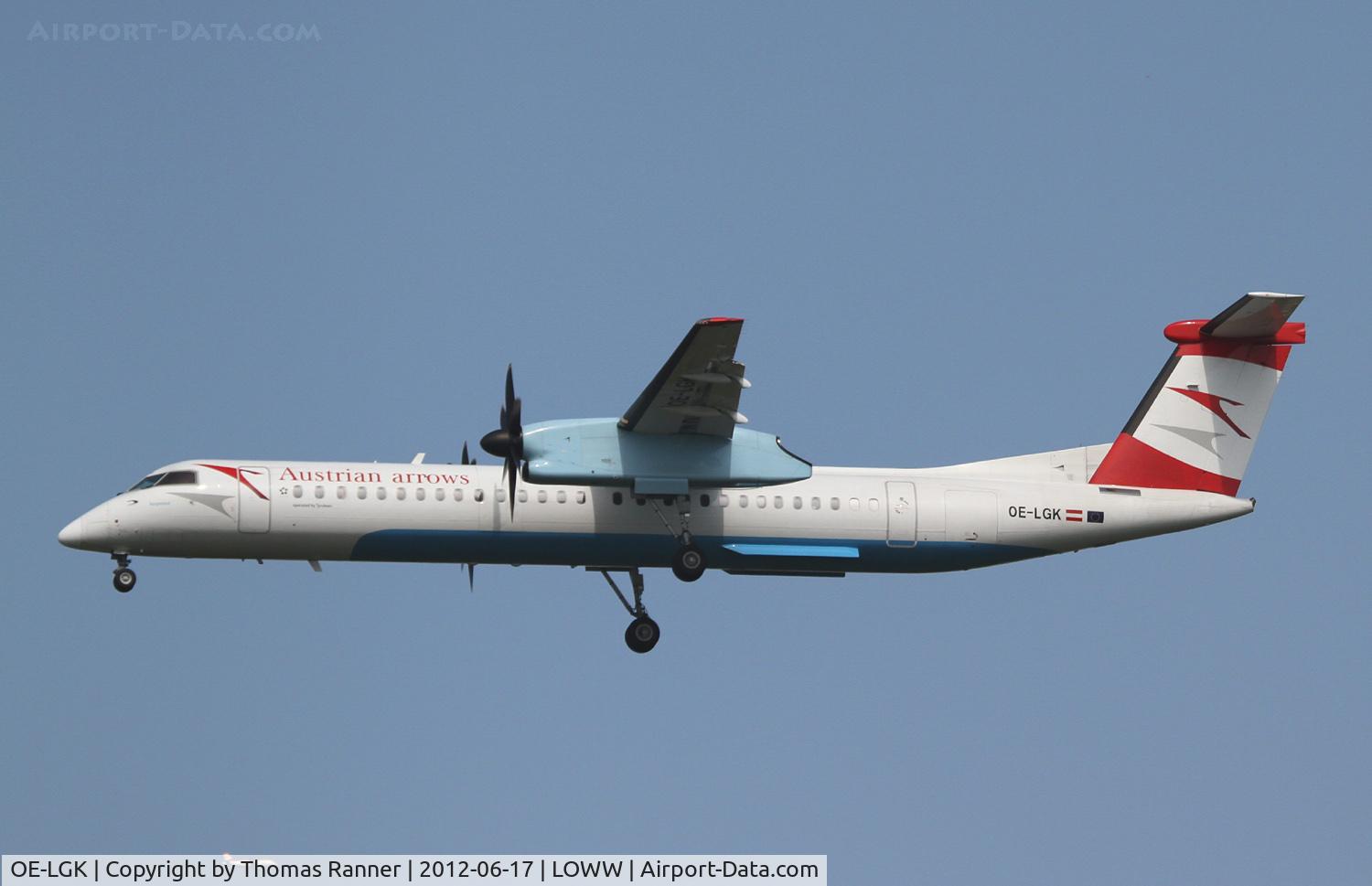 OE-LGK, 2009 De Havilland Canada DHC-8-402Q Dash 8 C/N 4280, Austrian Arrows DHC 8