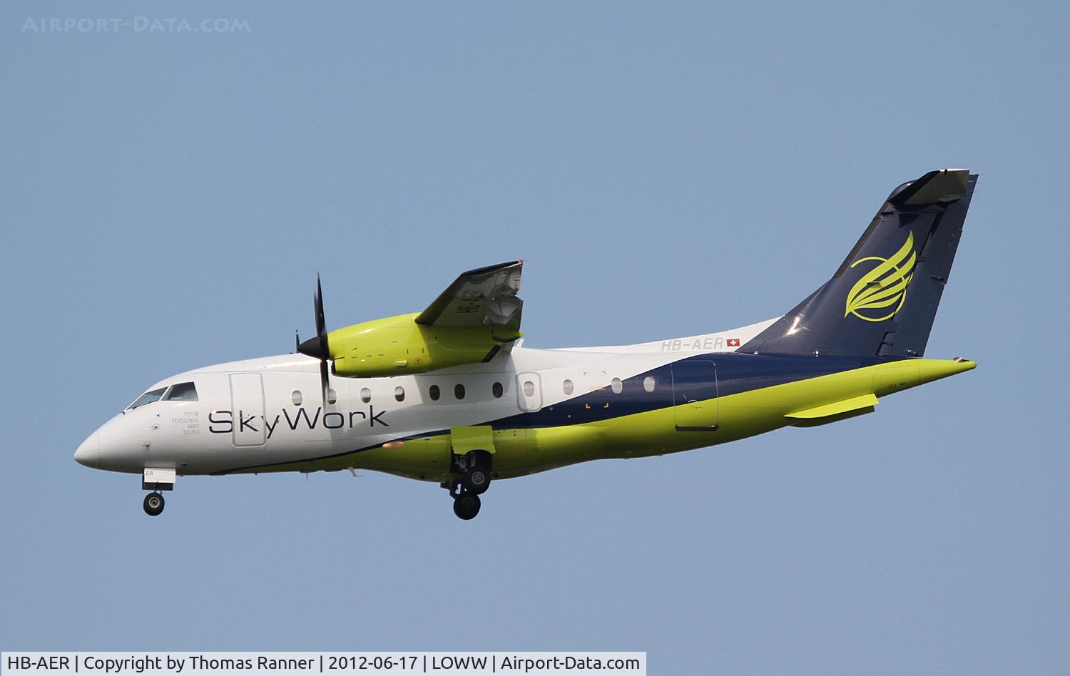 HB-AER, 1996 Dornier 328-110 C/N 3066, Skywork Dornier 328