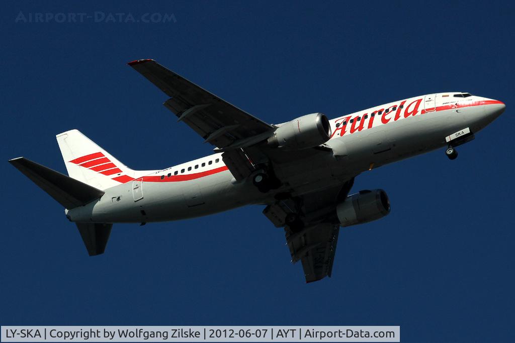 LY-SKA, 1988 Boeing 737-35B C/N 23972, visitor